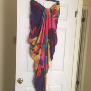 Strapless long dress